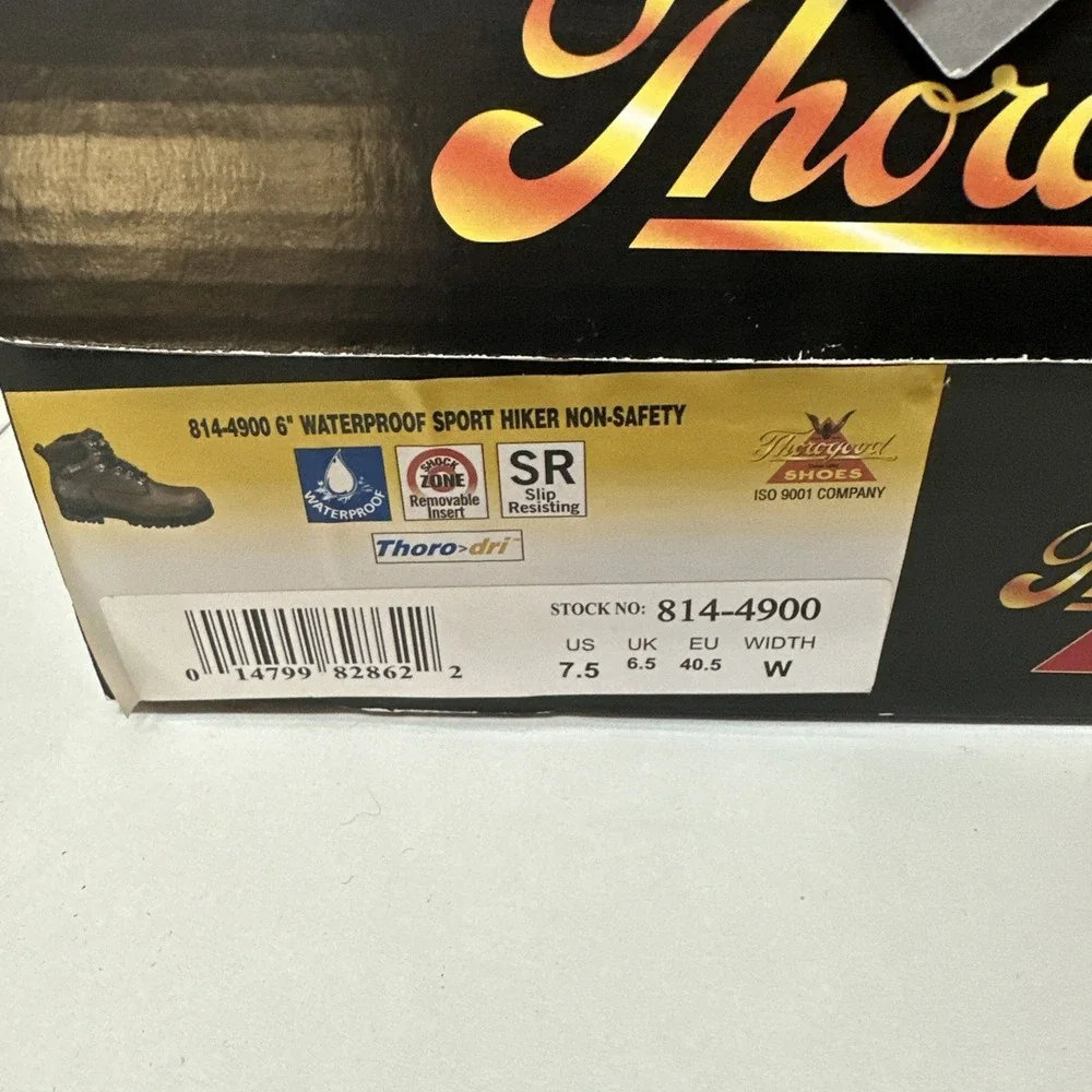Thorogood Men's Size 7.5 W 6